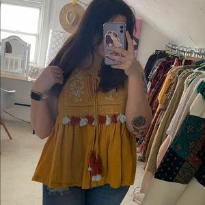 Altar’d State Boho Babydoll Tank